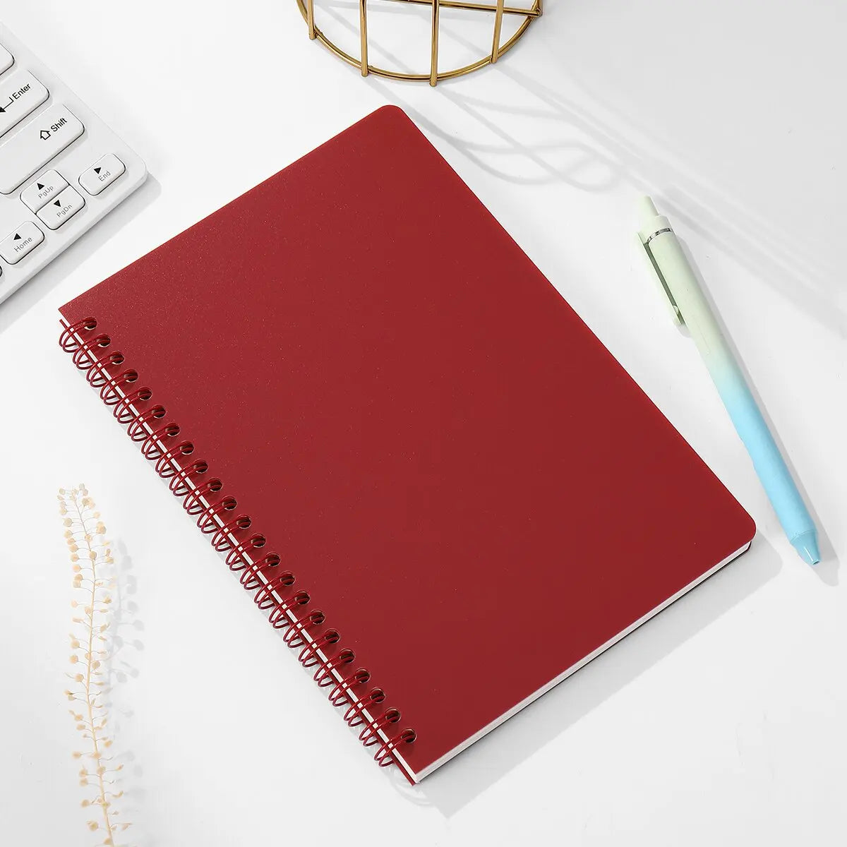 A5 Spiral 160 Pages Thick Lined Paper