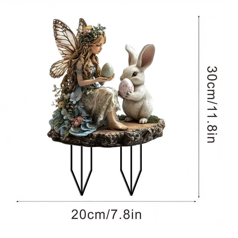 Easter Acrylic Garden Sign