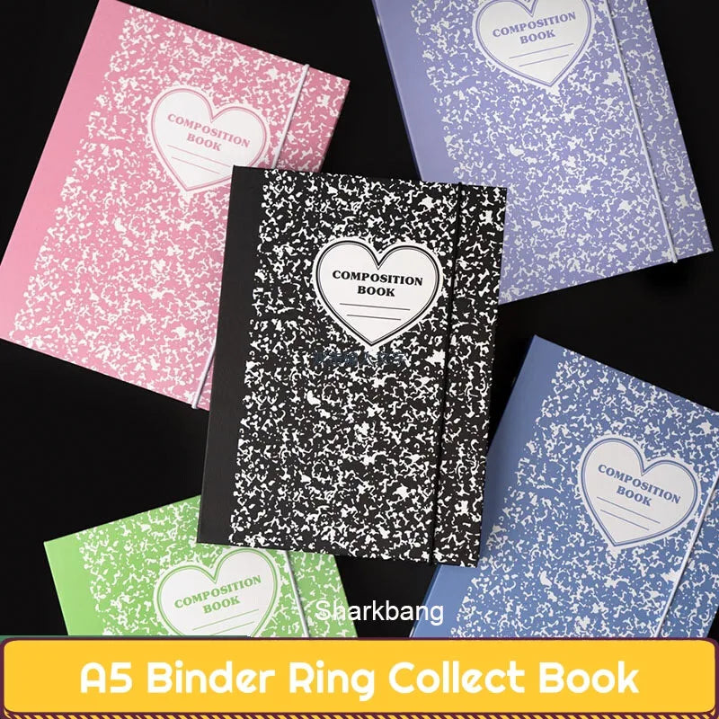 Sharkbang A5 Binder Notebook – Hard Cover Loose-Leaf Organizer