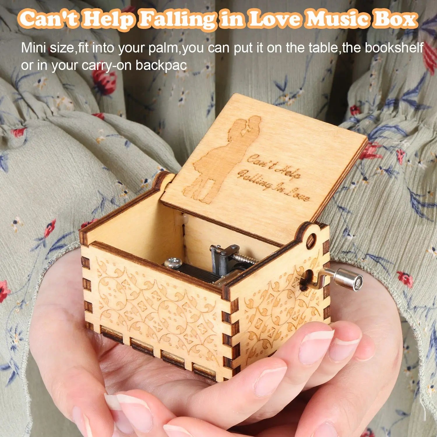 Vintage Wooden Music Box