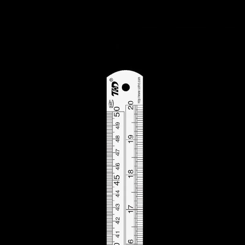 Double-Sided Stainless Steel Ruler