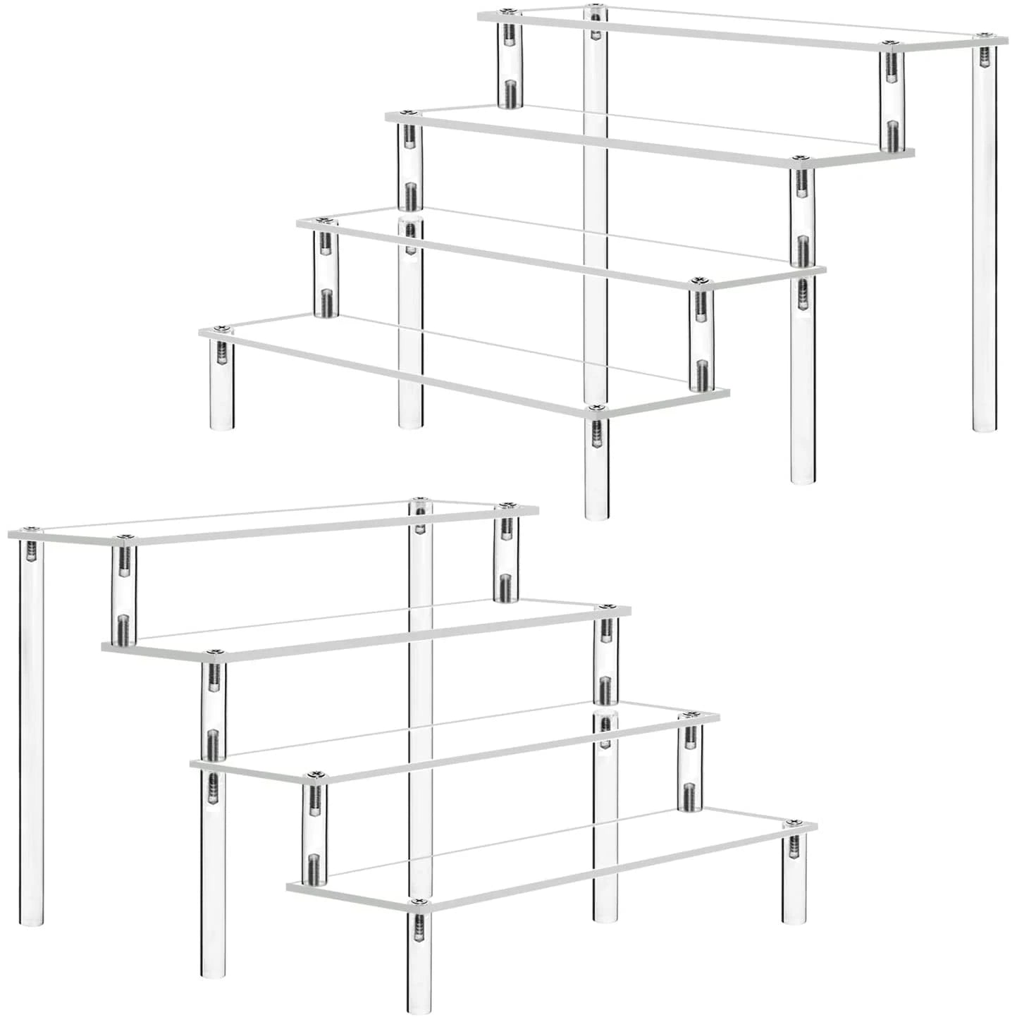1–5 Tier Clear Acrylic Display Stand