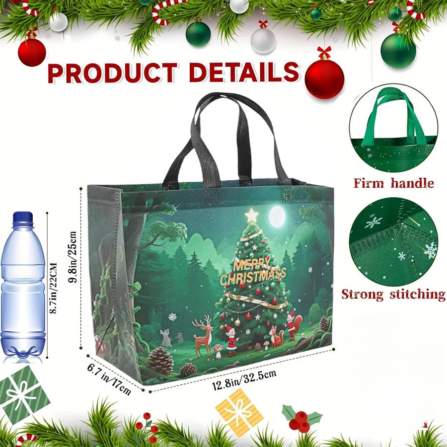 Large Reusable Santa Christmas Gift Bag