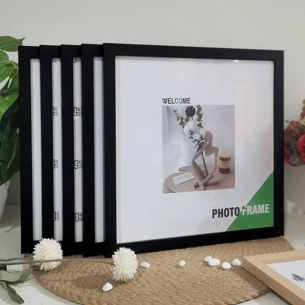 5PCS Square Wooden Photo Frame Set