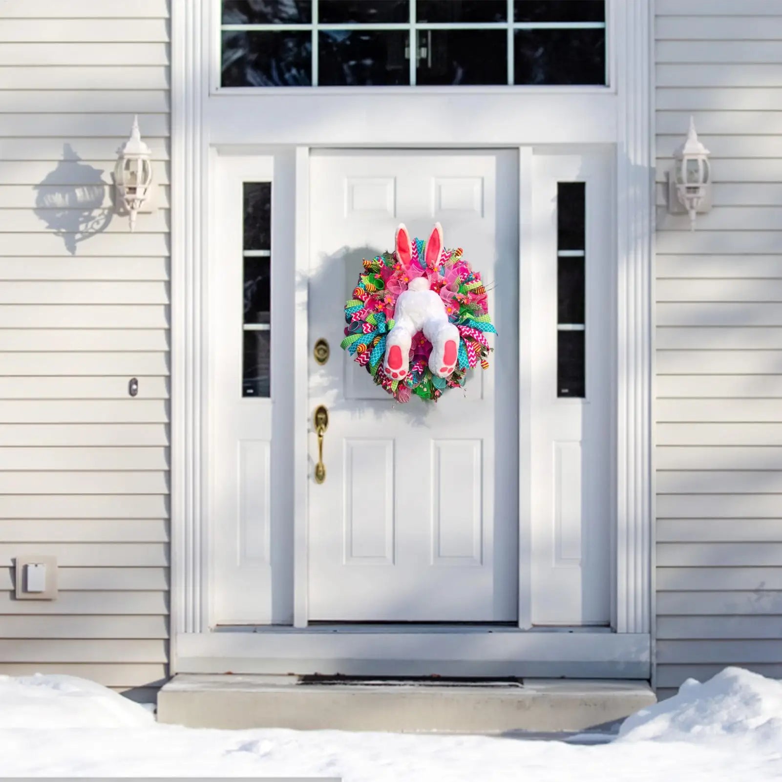 Easter Rabbit Wreath Garland