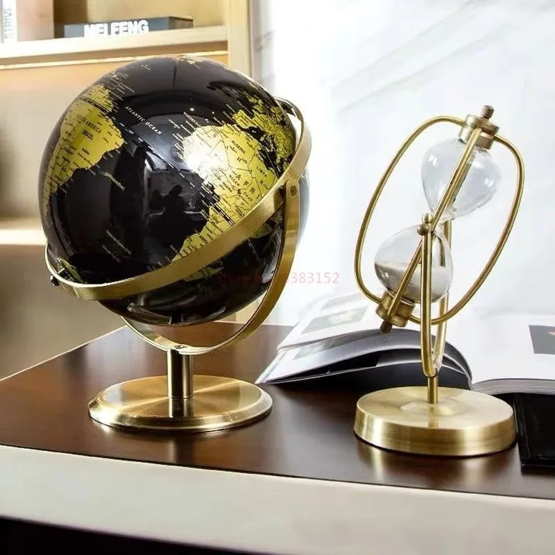 Rotating Globe British Style