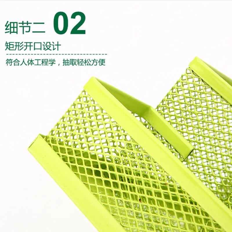 Metal Mesh Pen Holder – Desk Organizer for Office & School
