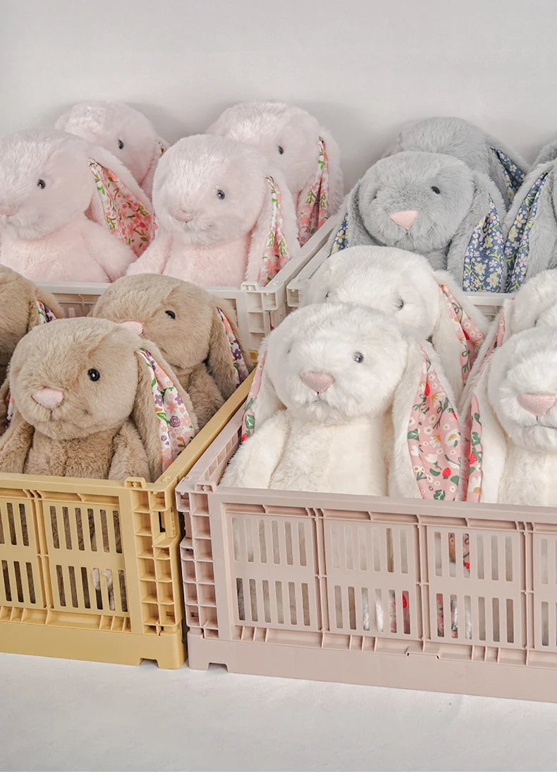 Cartoon Floral Bunny Plush Toy