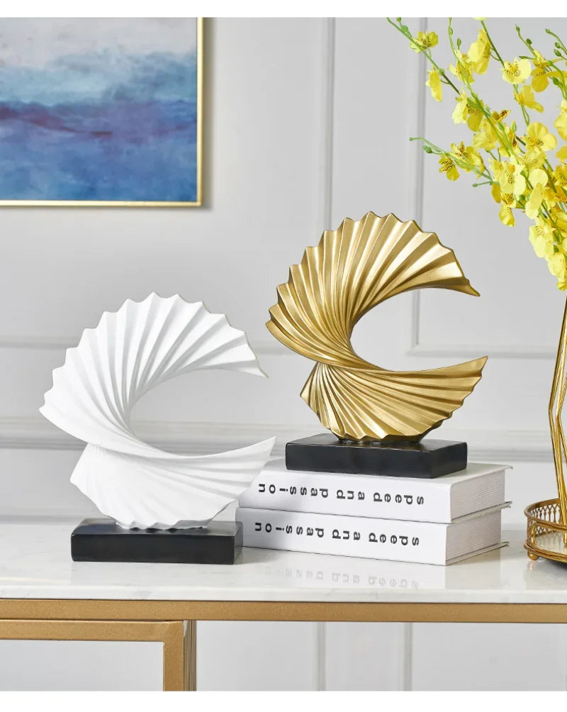 Modern Abstract Resin Sculpture Home Décor