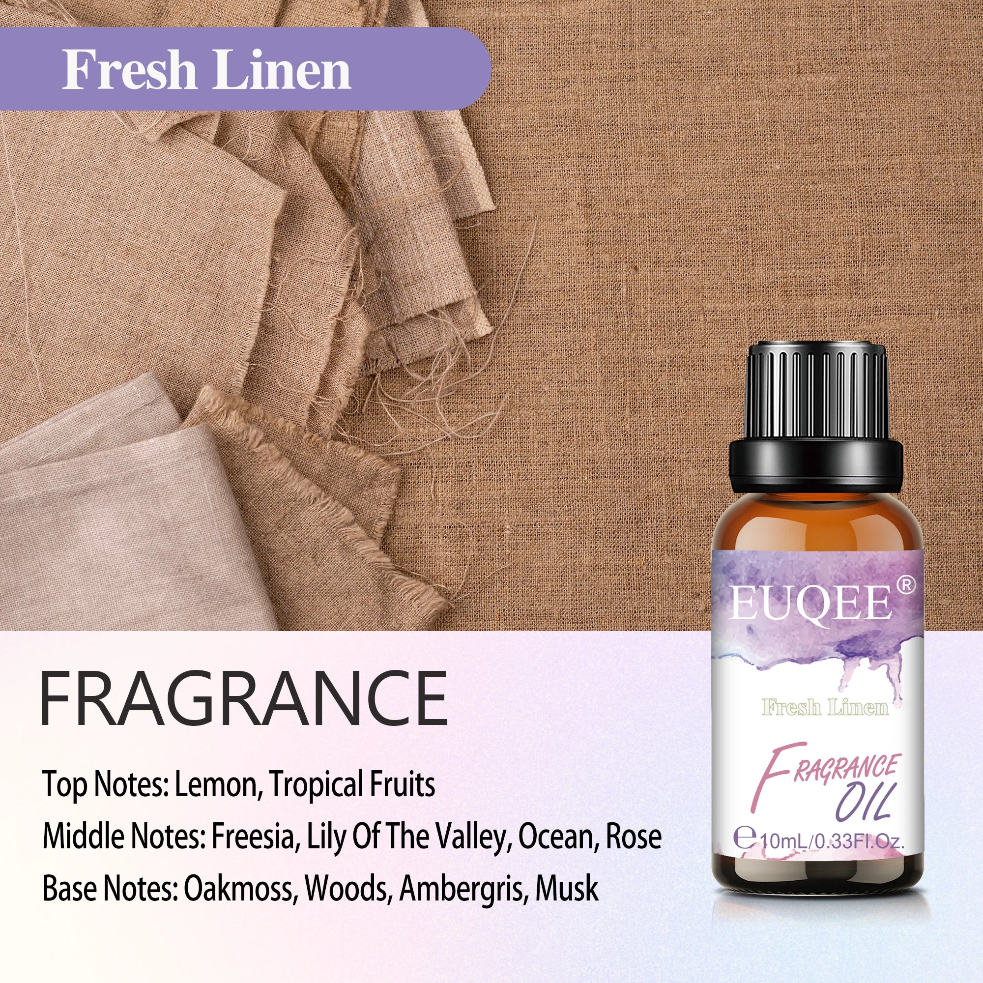 EUQEE Fragrance Oil for Diffusers and Candles