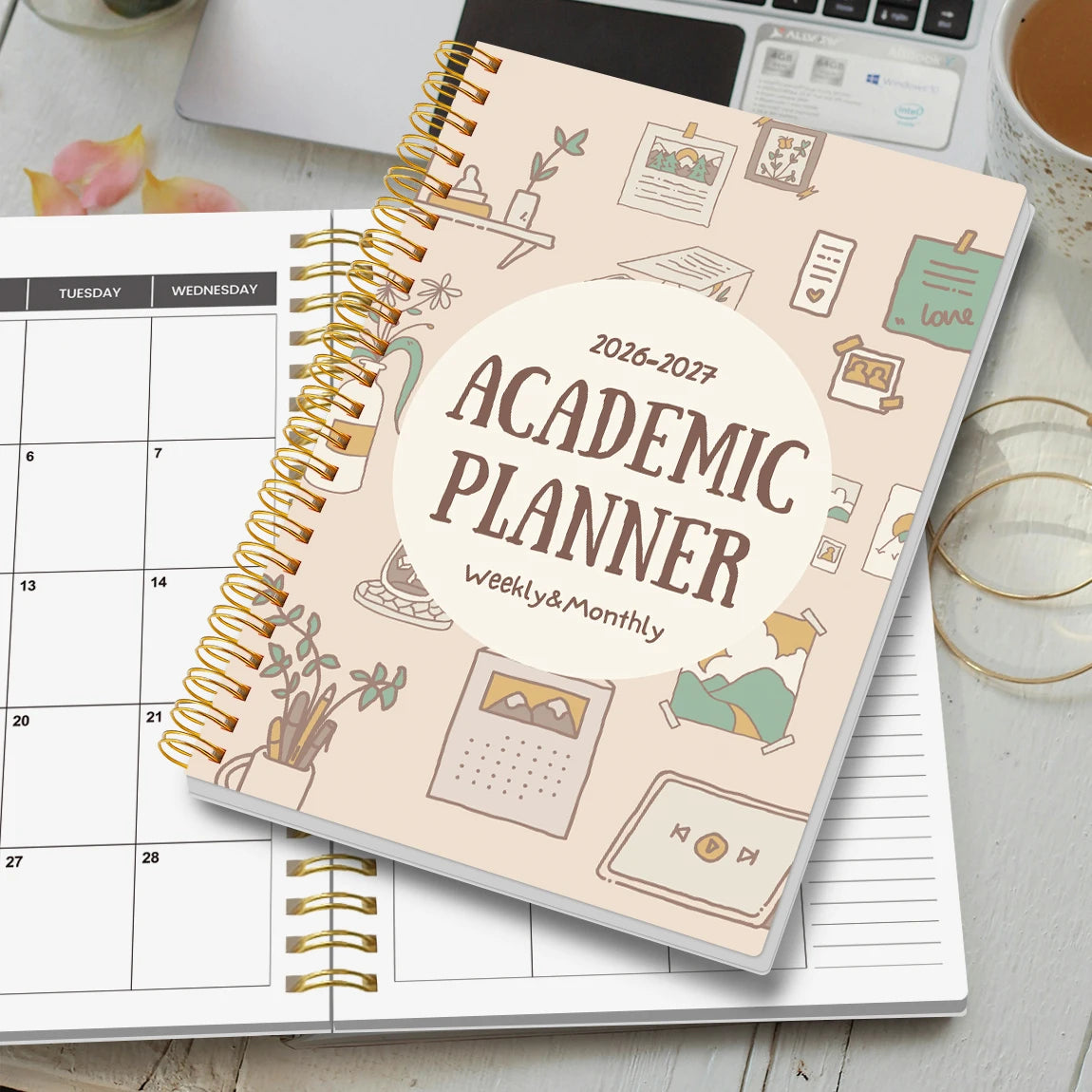 A5 2026–2027 Academic Planner Weekly & Monthly