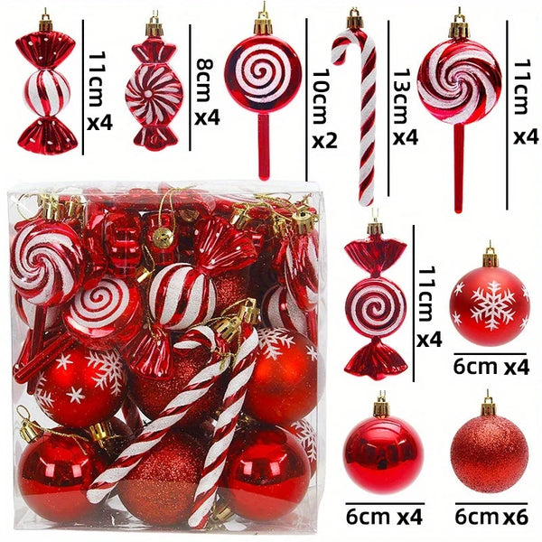 Christmas Ornaments Set 36Pcs