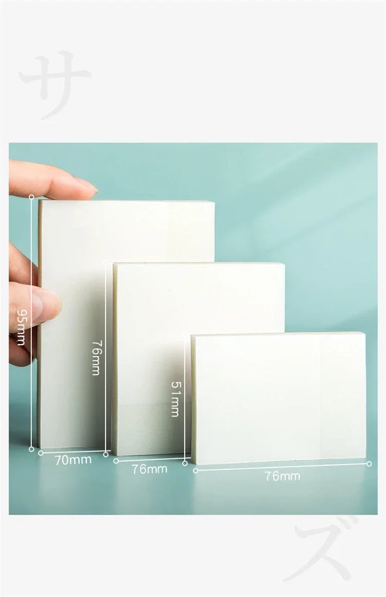 50sheets Transparent Posted it Sticky Note Pads Notepads Posits Papeleria Journal School Stationery office Supplies