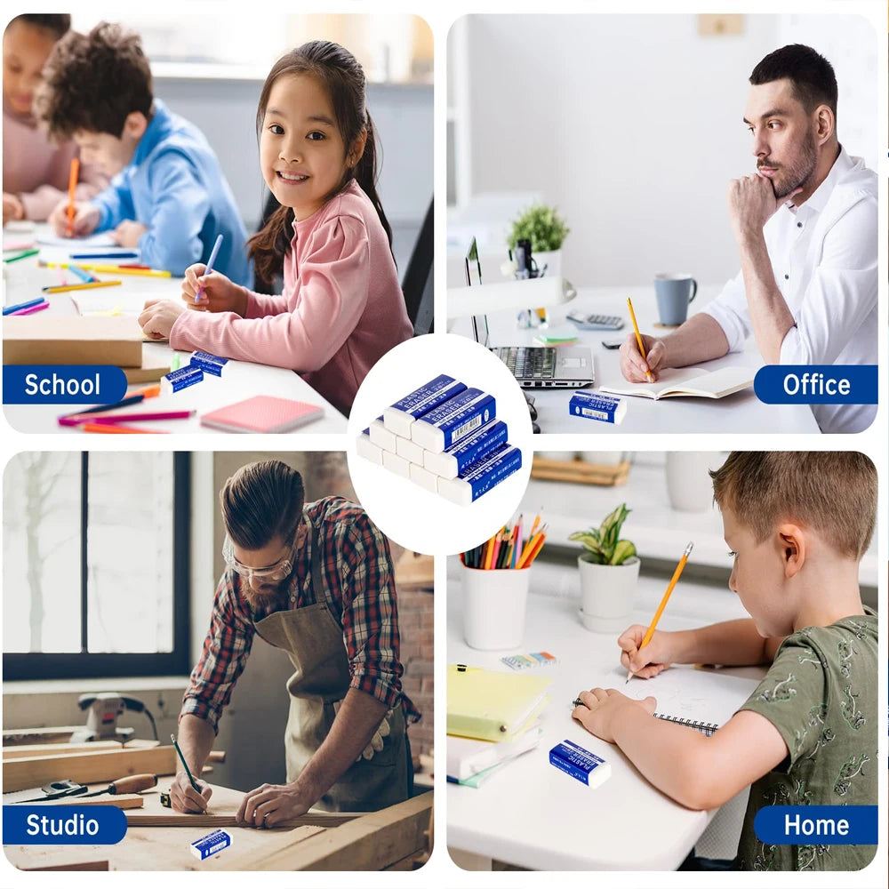 2B Pencil Erasers – Soft PVC Rubber