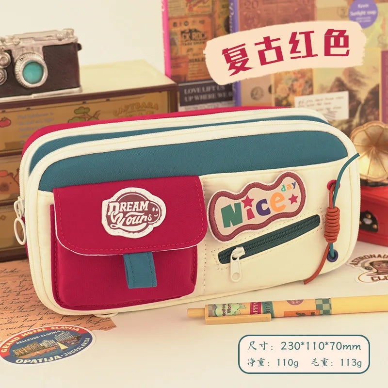 Large Capacity Pencil Case / Pen Bag