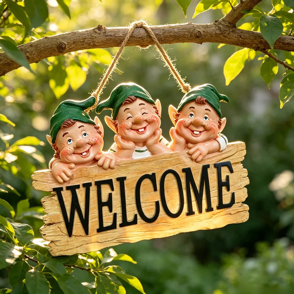 Whispering Garden Gnome Statue