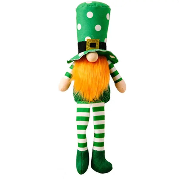St. Patrick's Day Plush Gnome Table Decor