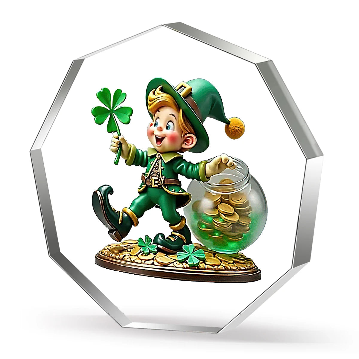 St. Patrick's Day Leprechaun Lucky Ornament