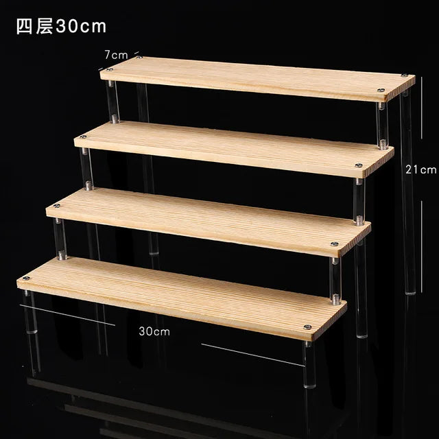 1–5 Tier Clear Acrylic Display Stand