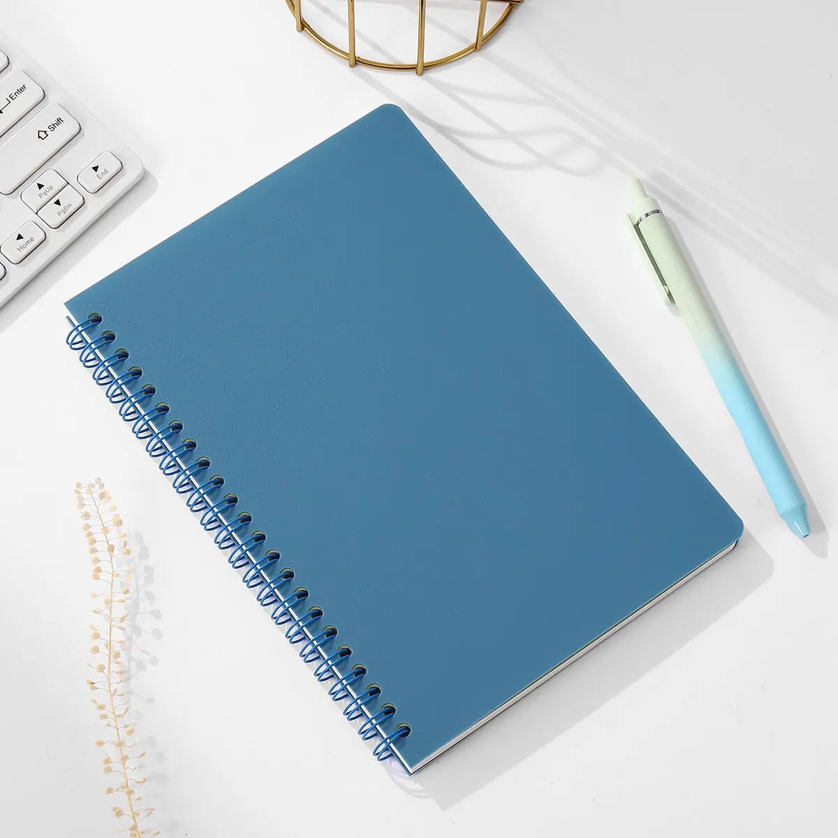 A5 Spiral 160 Pages Thick Lined Paper