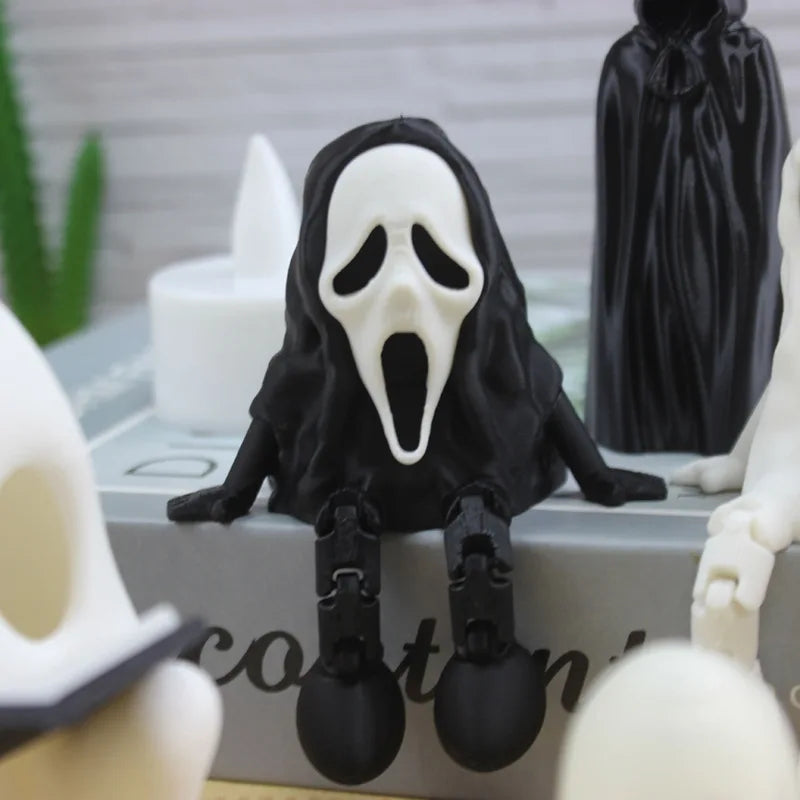 Halloween Choir Ghost & Pumpkin Man Figurine