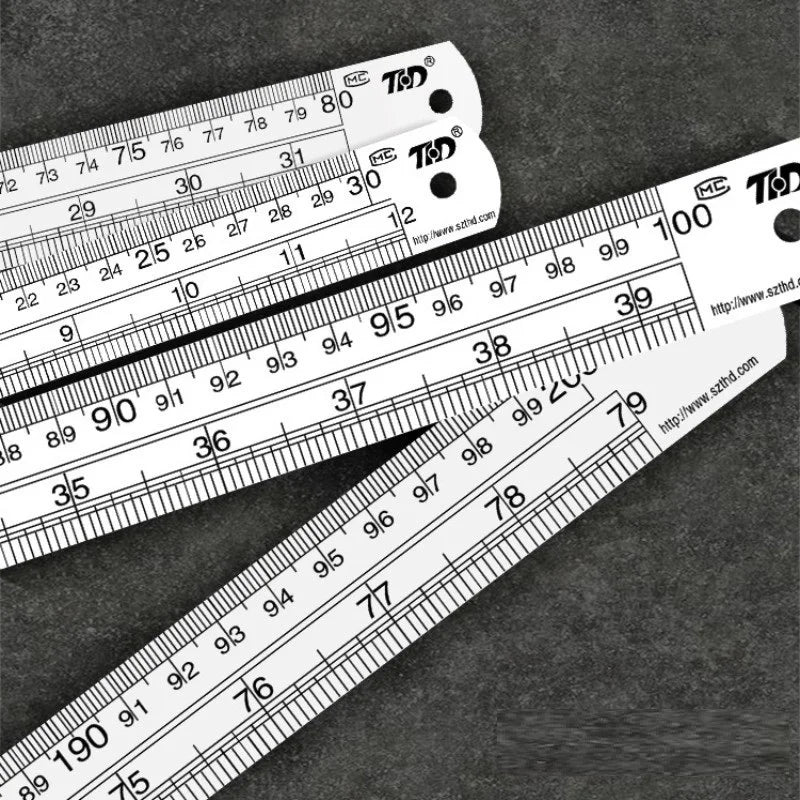 Double-Sided Stainless Steel Ruler