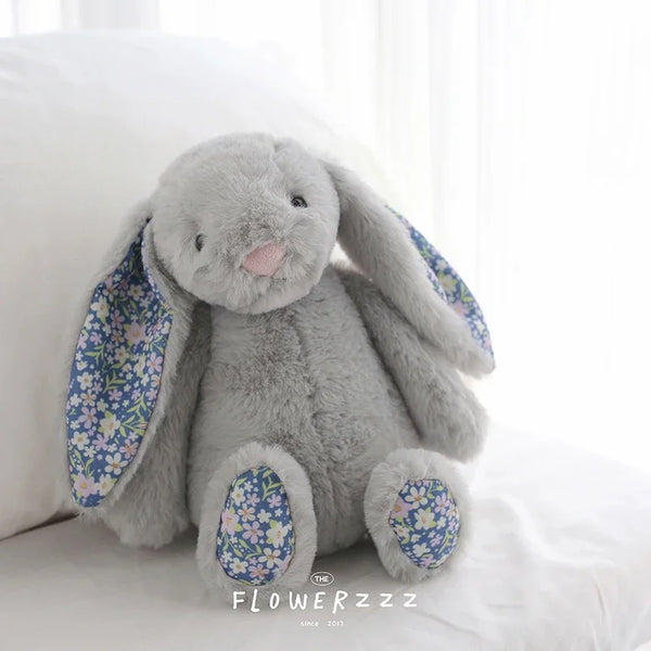Cartoon Floral Bunny Plush Toy