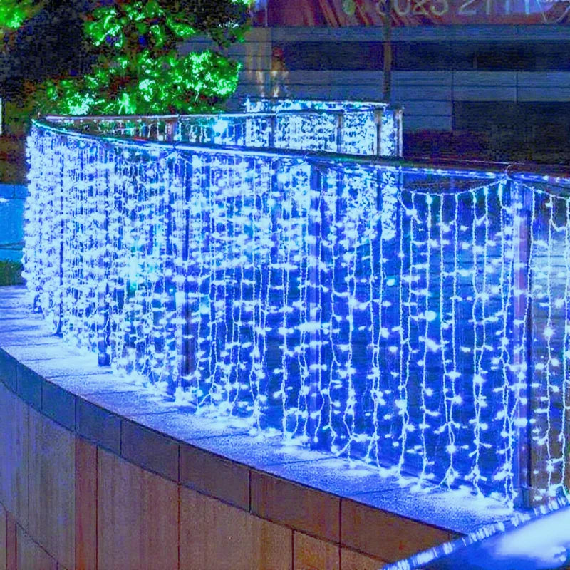 LED Icicle Christmas String Lights