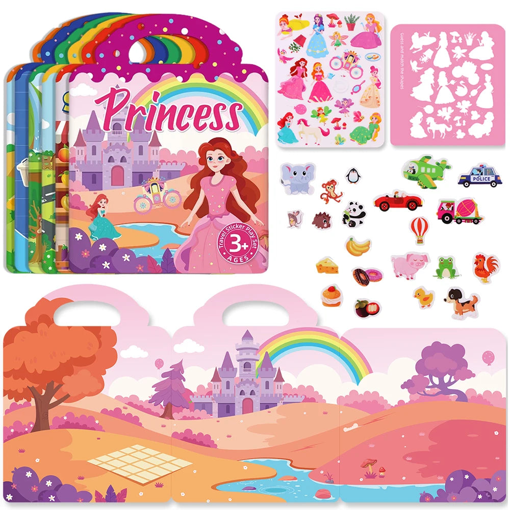 Kids’ Reusable DIY Sticker Book