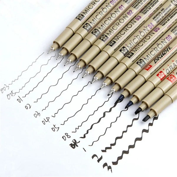 Sakura Pigma Micron Fineliner – 1PCS Black Waterproof Drawing Pen
