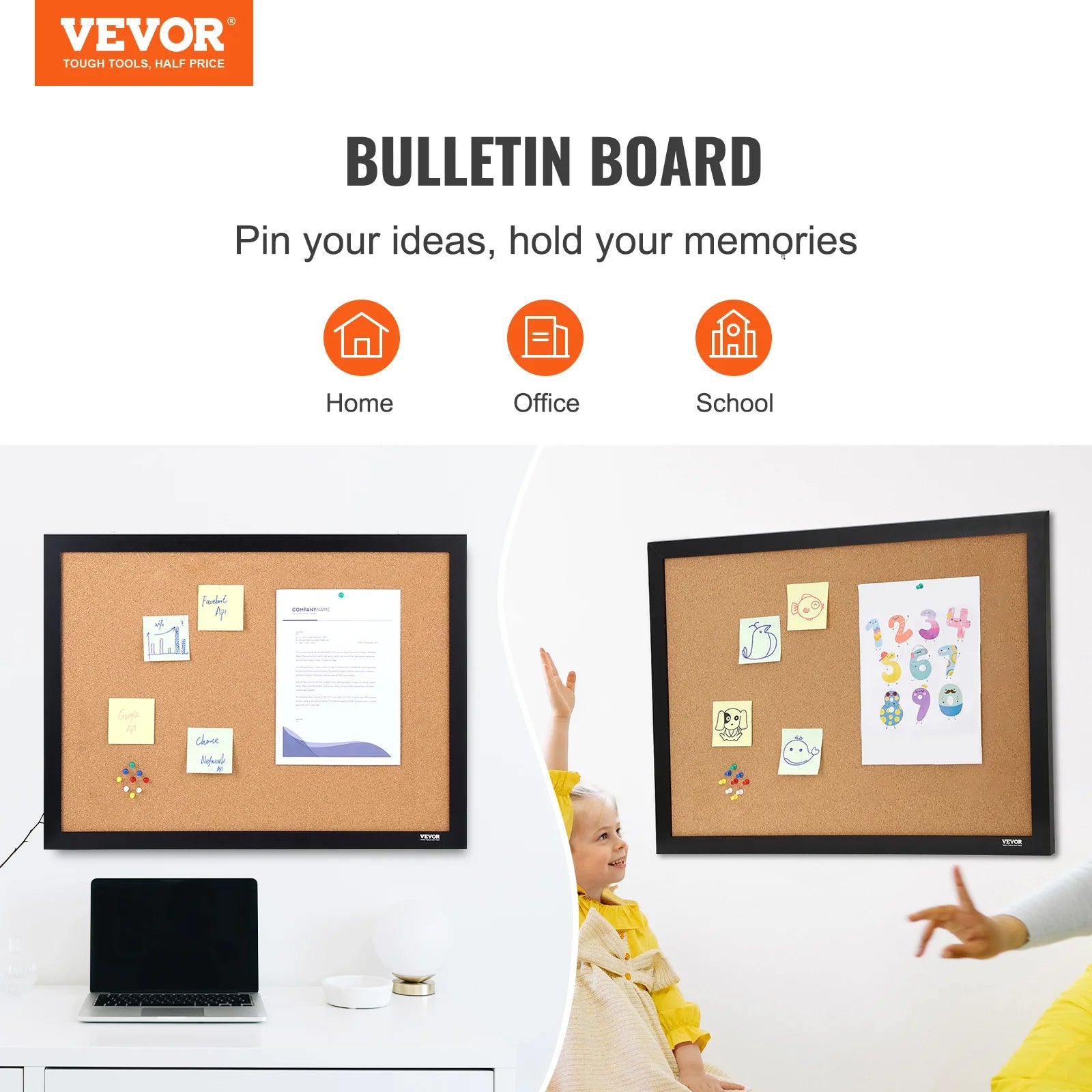 Self-Adhesive Cork Board Strips