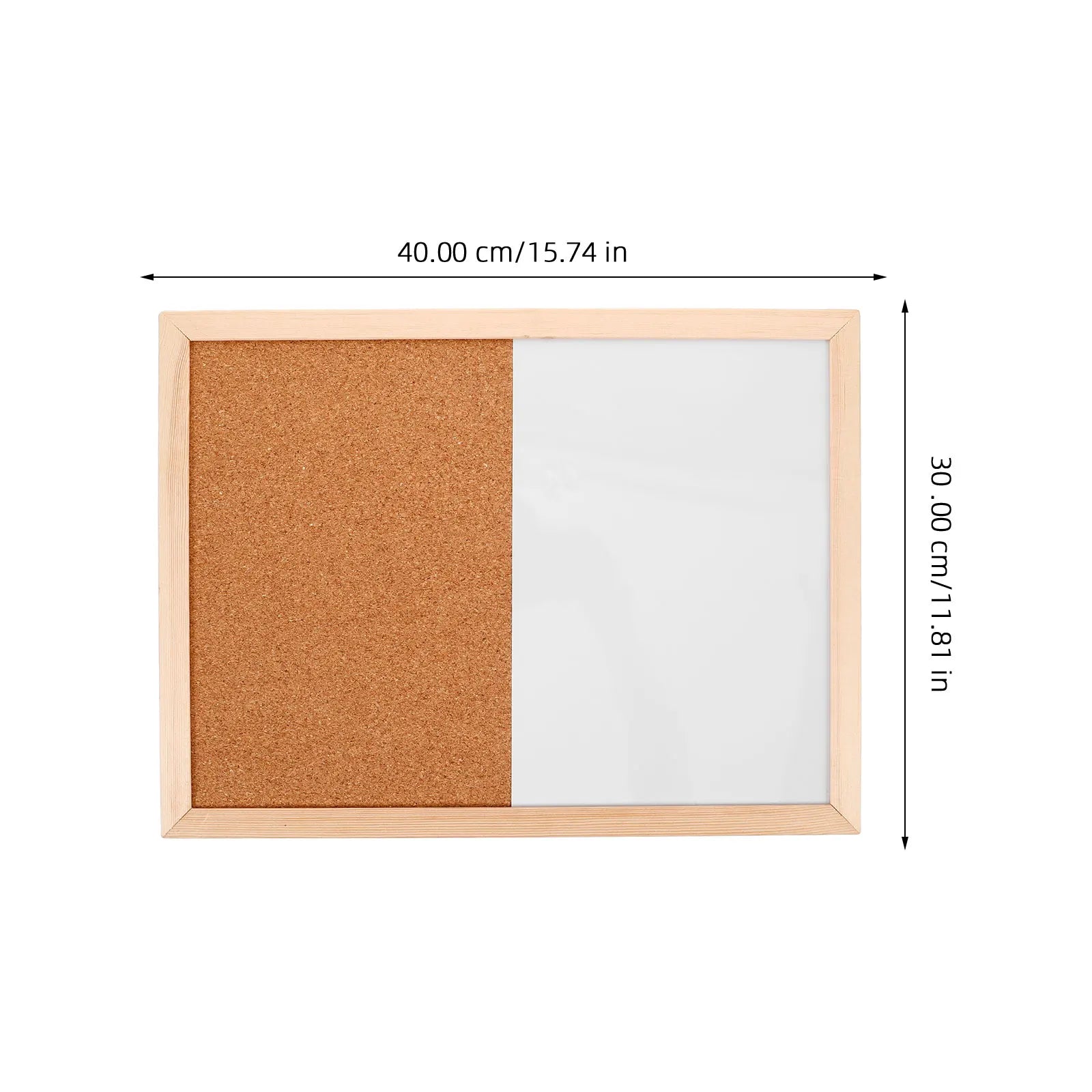 Framed Cork & Whiteboard Note Board