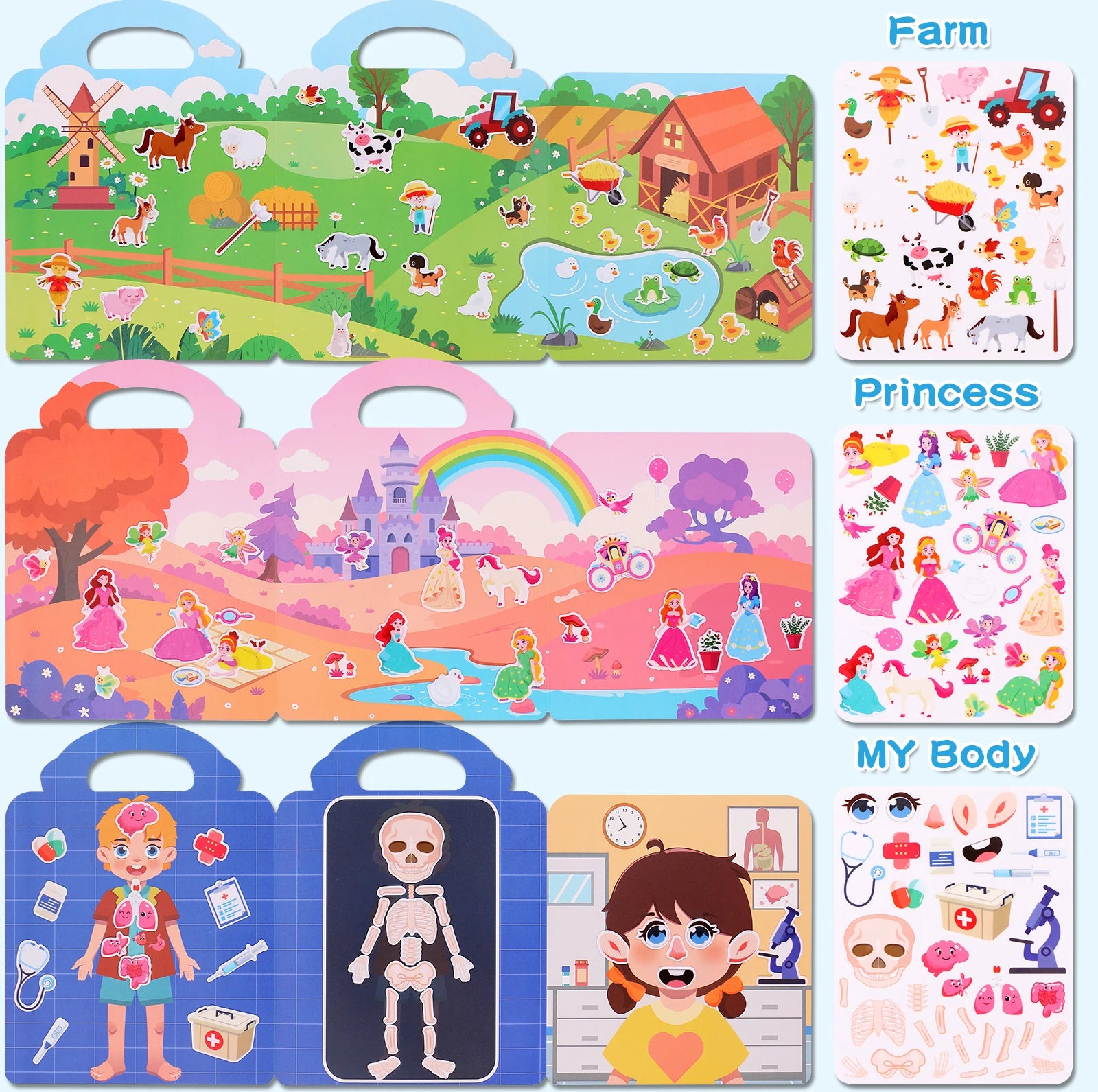 Kids’ Reusable DIY Sticker Book