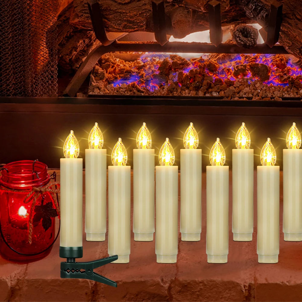 LED Flickering Window Candle