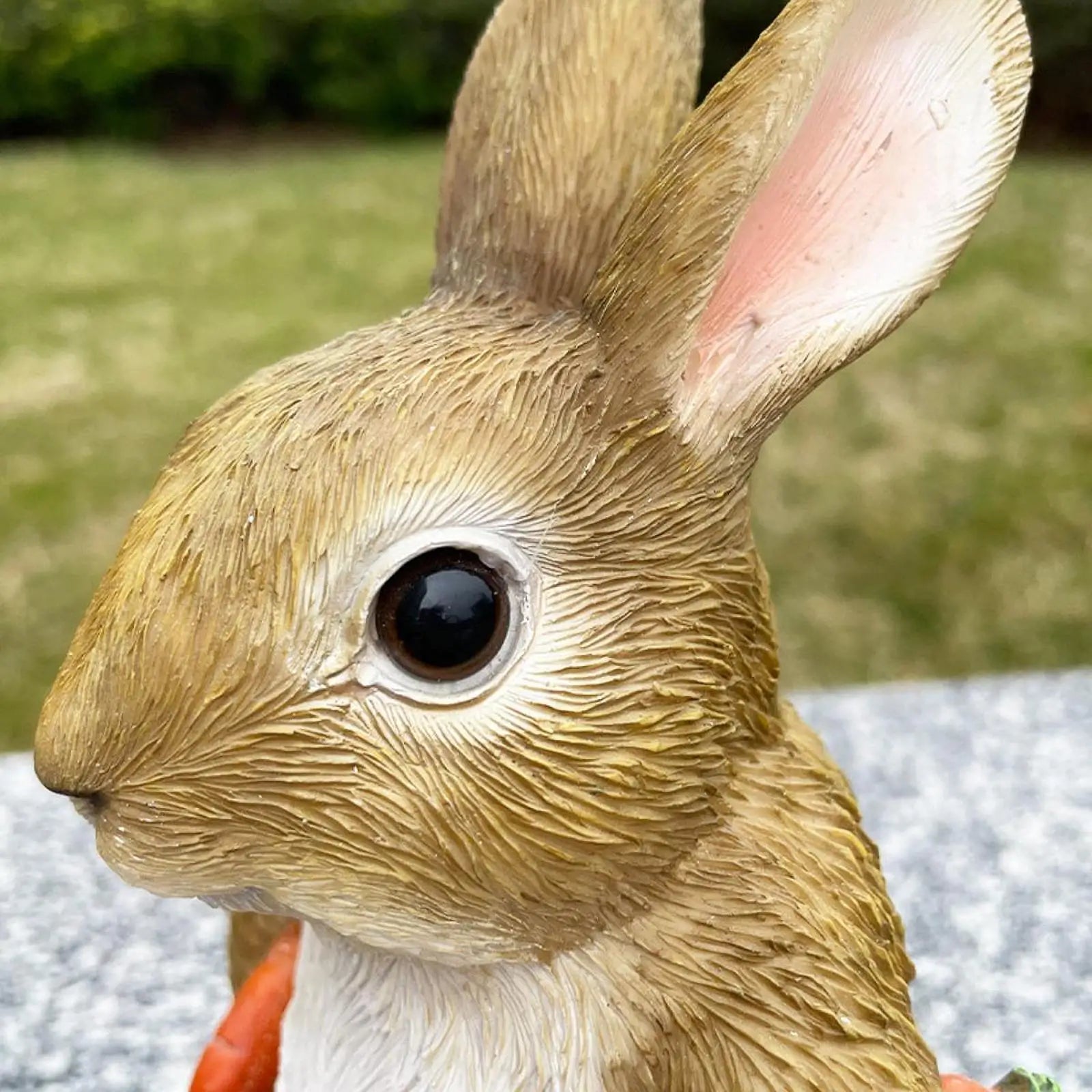 Bunny Garden Statue Resin Ornament