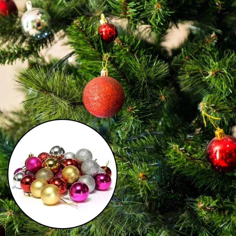 24PCS Christmas Tree Ball Ornaments
