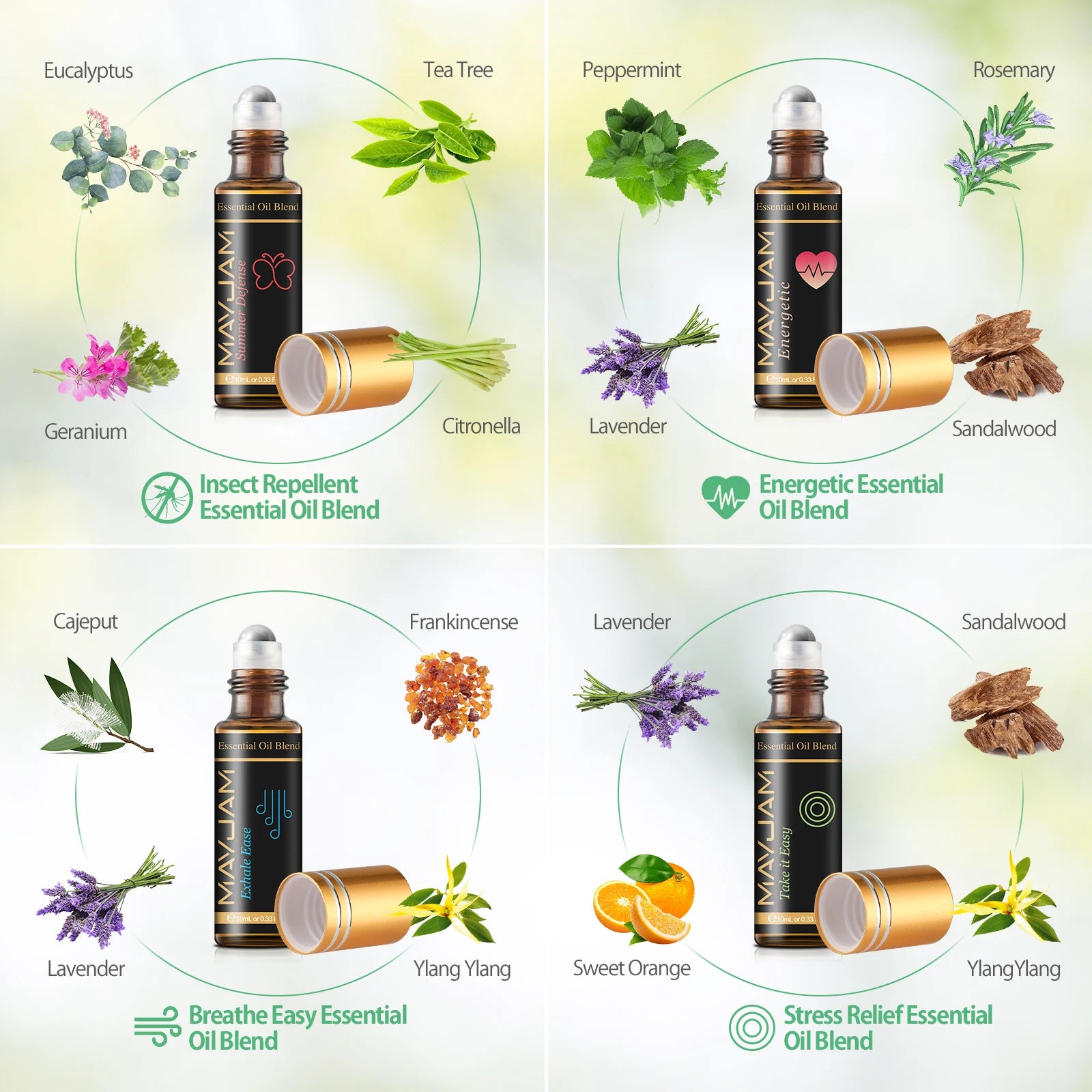 MAYJAM 28-Piece Essential Oils Gift Set