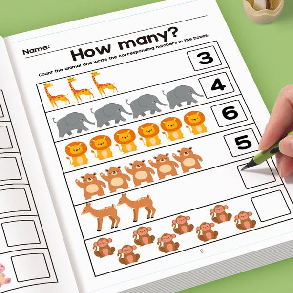 Preschool Logical Thinking Math Workbook