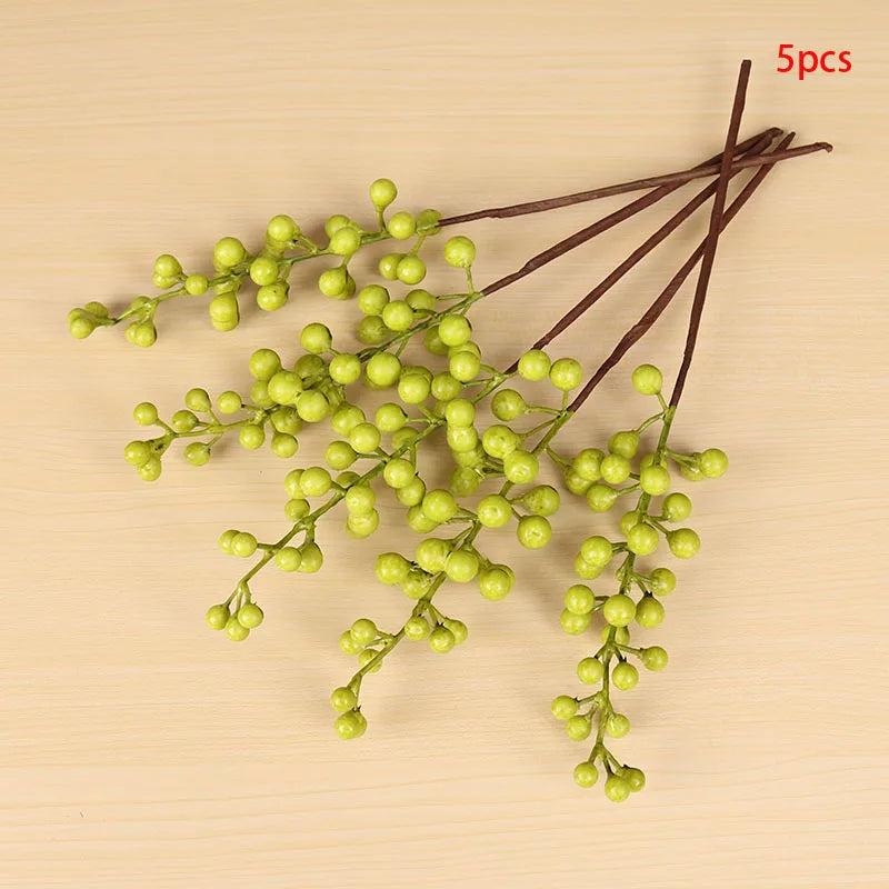 Artificial Red Berry Branch