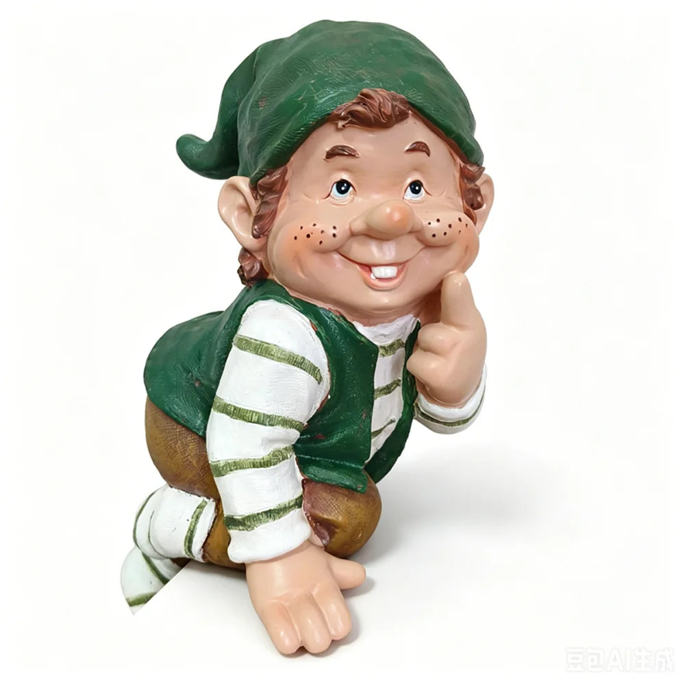 Whispering Garden Gnome Statue