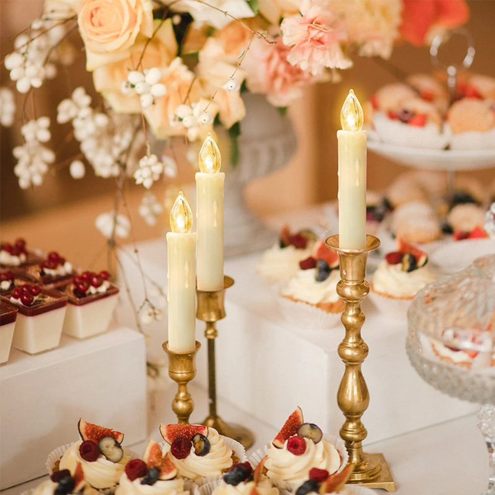 LED Flickering Window Candle