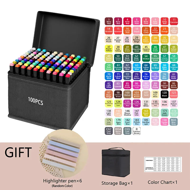 Alcohol Drawing Marker Set