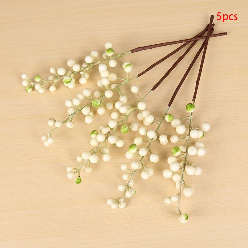 Artificial Red Berry Branch