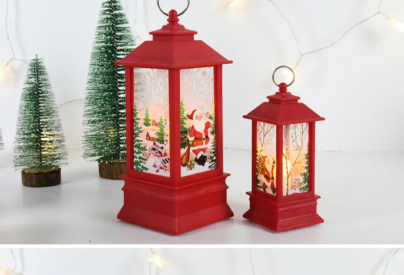 Christmas Snowman LED Candle Lamp