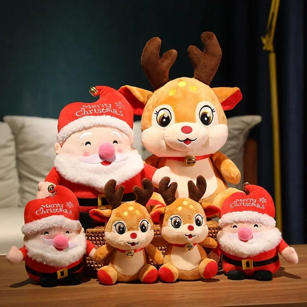 Cute  – Santa, Elk & Snowman