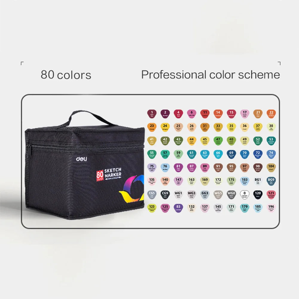 Deli Colored Markers Set