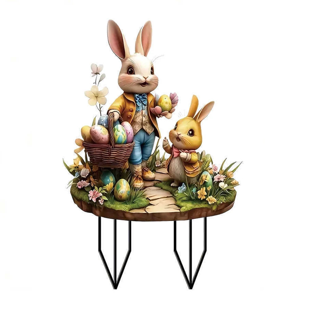 Easter Acrylic Garden Sign