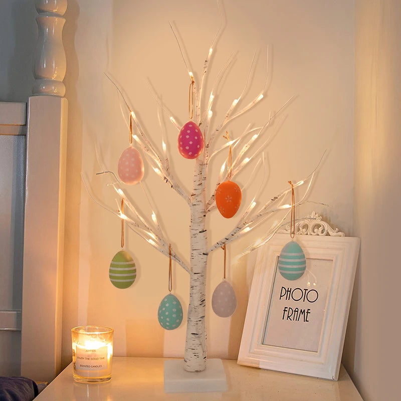 Easter LED Birch Tree Decoration
