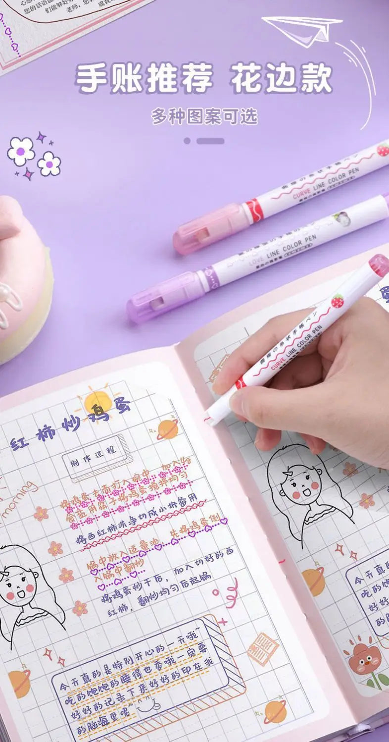 Zoecor Kawaii Highlighter Pen Set