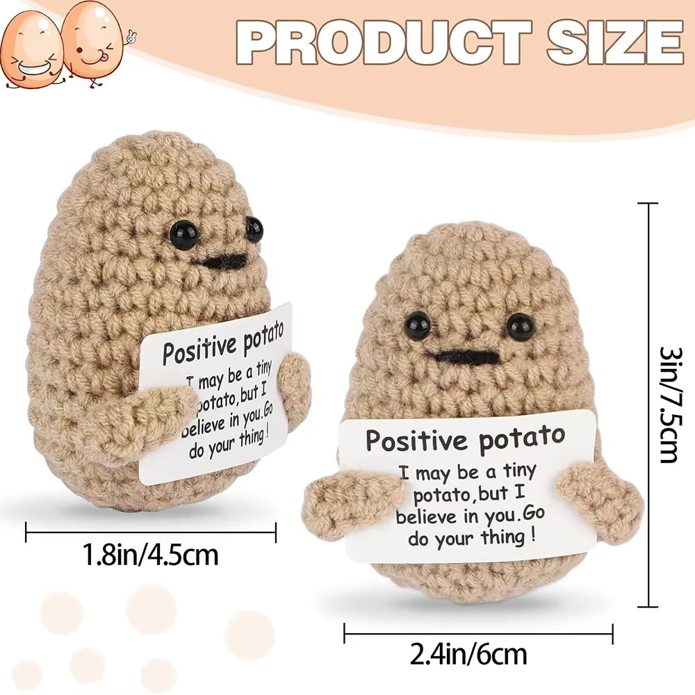 Positive Energy Potato Hug Mini Plush Doll